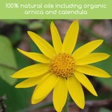 Rooba Soothing Cheek Oil is made with a blend of oils including organic arnica and calendula